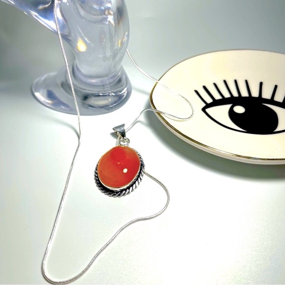 🌈 Lovely Carnelian necklace - Picture 3 of 9